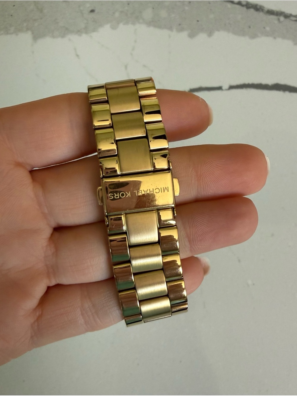 Michael Kors Gold Stainless Steel Bracelet Watch - Picture 8 of 8